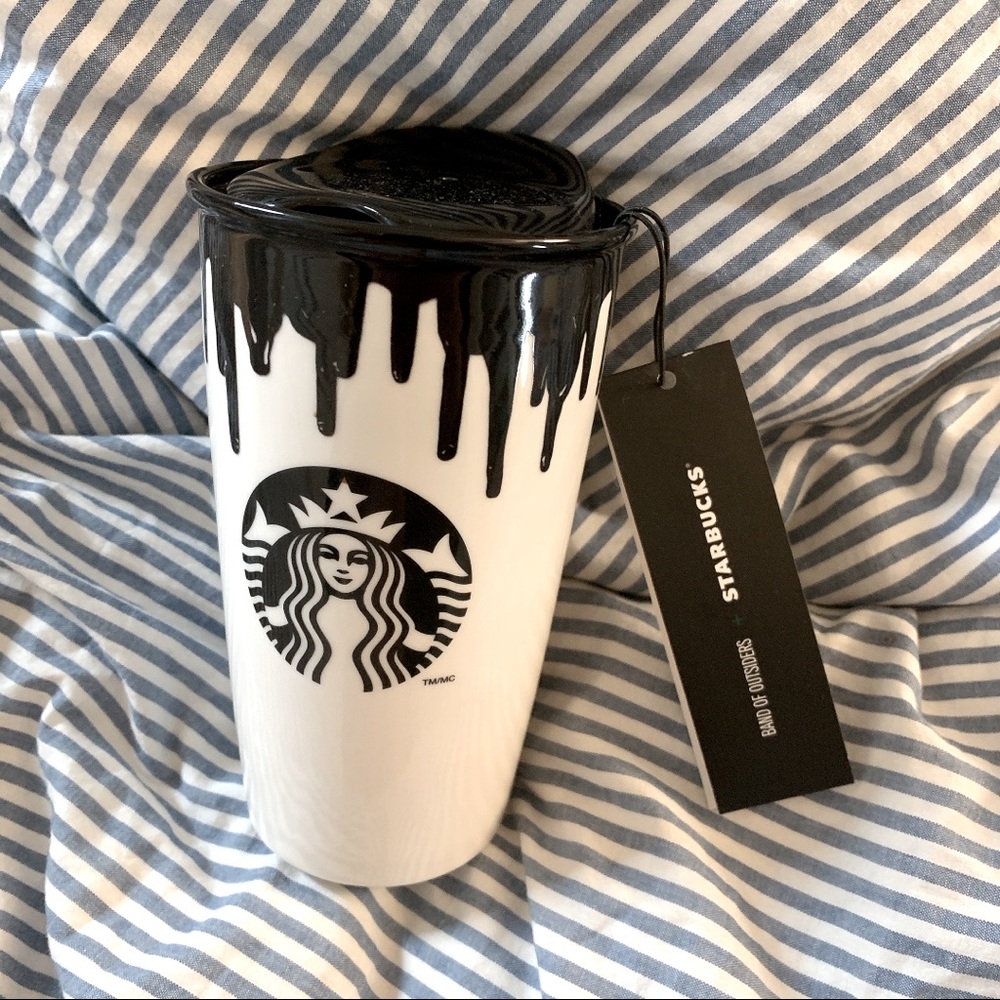 Starbucks x Band of Outsiders Travel Mug Black 🖤